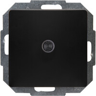 KOPP Paris HK05 matte black two-way switch with light KOPP Paris HK05 matte black two-way switch with light
