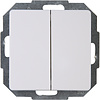 KOPP Series Switch 2-fold Arctic Gloss White 10A KOPP Series Switch 2-fold Arctic Gloss White 10A