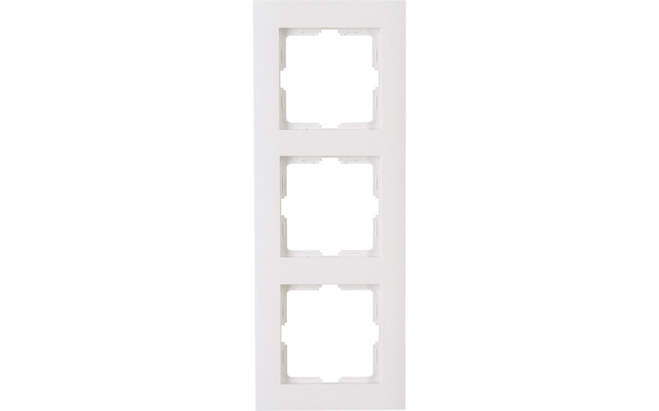 KOPP KOPP Athenis HK07 3‑voudig afdekraam helder glans wit