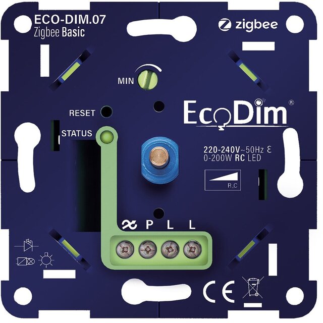 EcoDim Smart WiFi ZigBee LED-dimmer 0-200W (RC) LED toebehoren