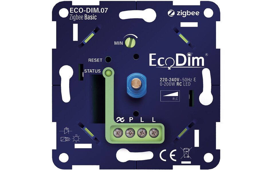 EcoDim EcoDim Smart WiFi ZigBee LED-dimmer 0-200W (RC)