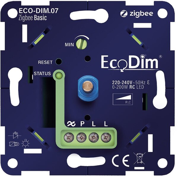 EcoDim EcoDim Smart WiFi ZigBee LED-dimmer 0-200W (RC) EcoDim EcoDim Smart WiFi ZigBee LED-dimmer 0-200W (RC)