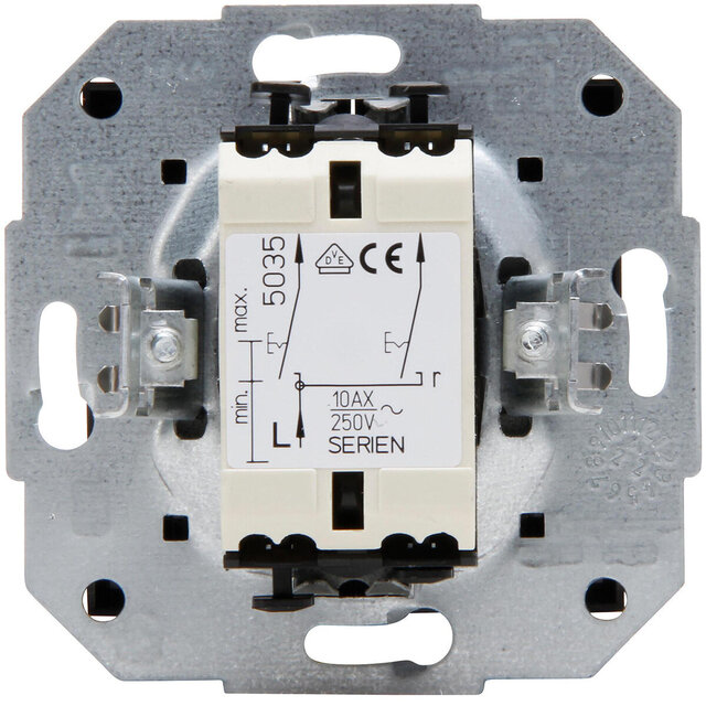 KOPP KOPP Athenis HK07 dubbele serieschakelaar inbouw mat zwart KOPP KOPP Athenis HK07 dubbele serieschakelaar inbouw mat zwart