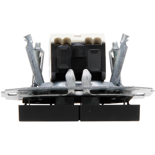 KOPP KOPP Athenis HK07 double series switch, flush-mounted, matte black