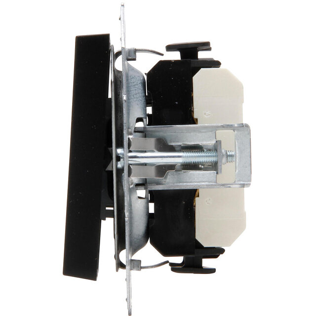 KOPP KOPP Athenis HK07 double series switch, flush-mounted, matte black