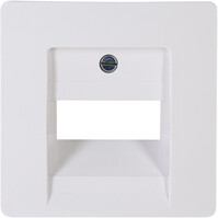 KOPP Paris HK05 2-gang UAE/UTP cover plate Arctic white