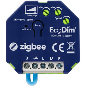 EcoDim Zigbee LED Inbouwdimmer 0–250W (2-draads)