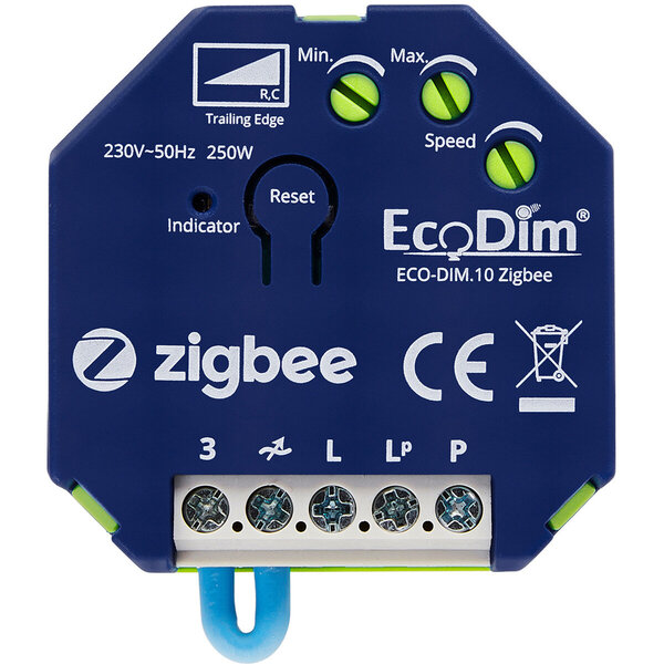EcoDim EcoDim Zigbee LED Inbouwdimmer 0–250W (2-draads) EcoDim EcoDim Zigbee LED Inbouwdimmer 0–250W (2-draads)