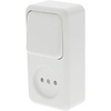 Q-LINK 1-voudig opbouw stopcontact met wisselschakelaar Q-LINK 1-voudig opbouw stopcontact met wisselschakelaar