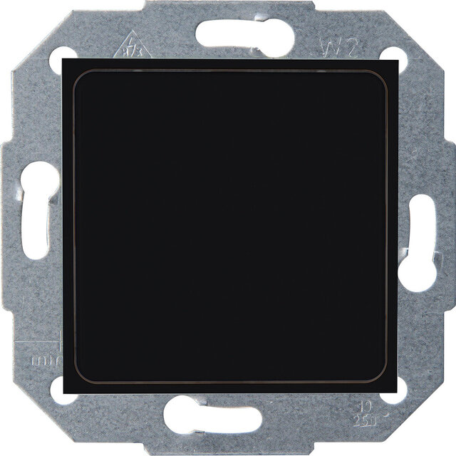 KOPP Athenis HK07 Blindplaat Mat Zwart 80×80×10 mm LED toebehoren