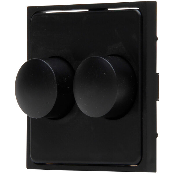 KOPP KOPP Athenis HK07 DUO Dimmer Afdekplaat Mat Zwart KOPP KOPP Athenis HK07 DUO Dimmer Afdekplaat Mat Zwart