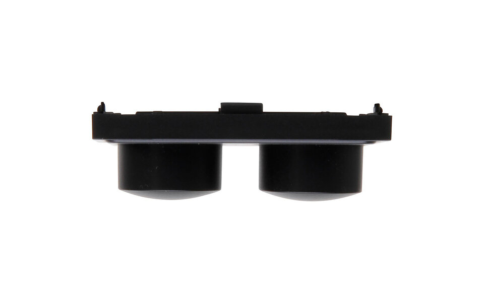 KOPP KOPP Athenis HK07 DUO Dimmer Cover Plate Matt Black