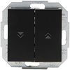 KOPP Athenis HK07 blind switch matte black 2-button KOPP Athenis HK07 blind switch matte black 2-button