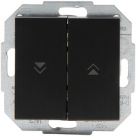 KOPP Athenis HK07 blind switch matte black 2-button KOPP Athenis HK07 blind switch matte black 2-button