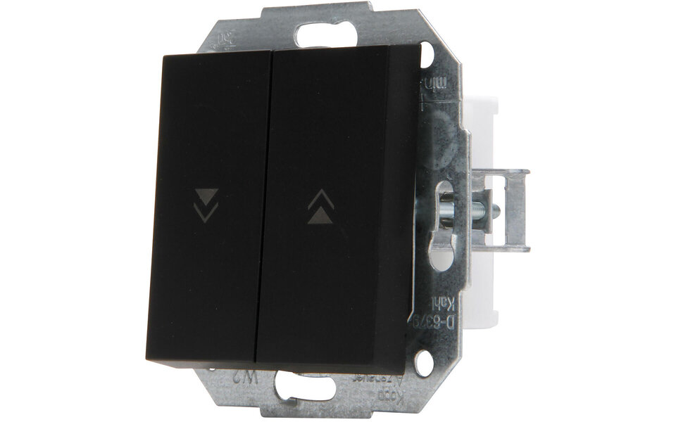 KOPP KOPP Athenis HK07 blind switch matte black 2-button