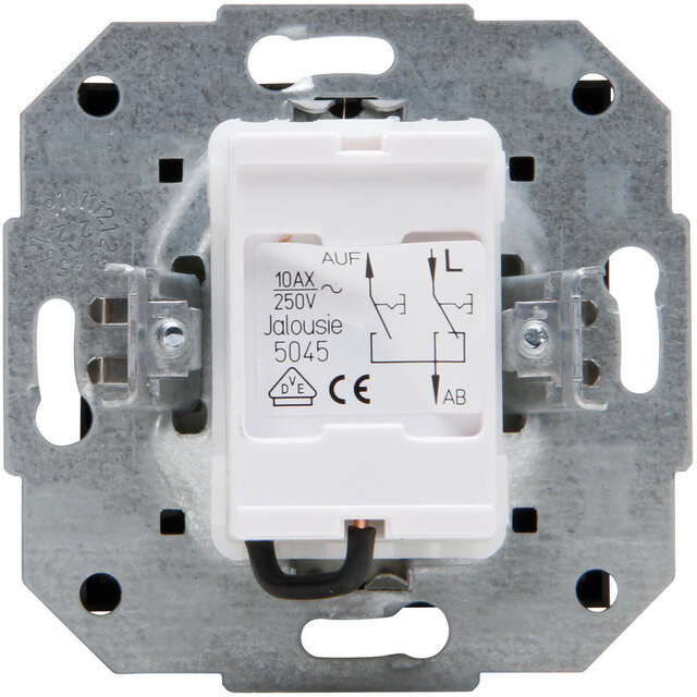 KOPP KOPP Athenis HK07 blind switch matte black 2-button