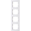 KOPP Paris HK05 4-fold cover frame Arctic Gloss White