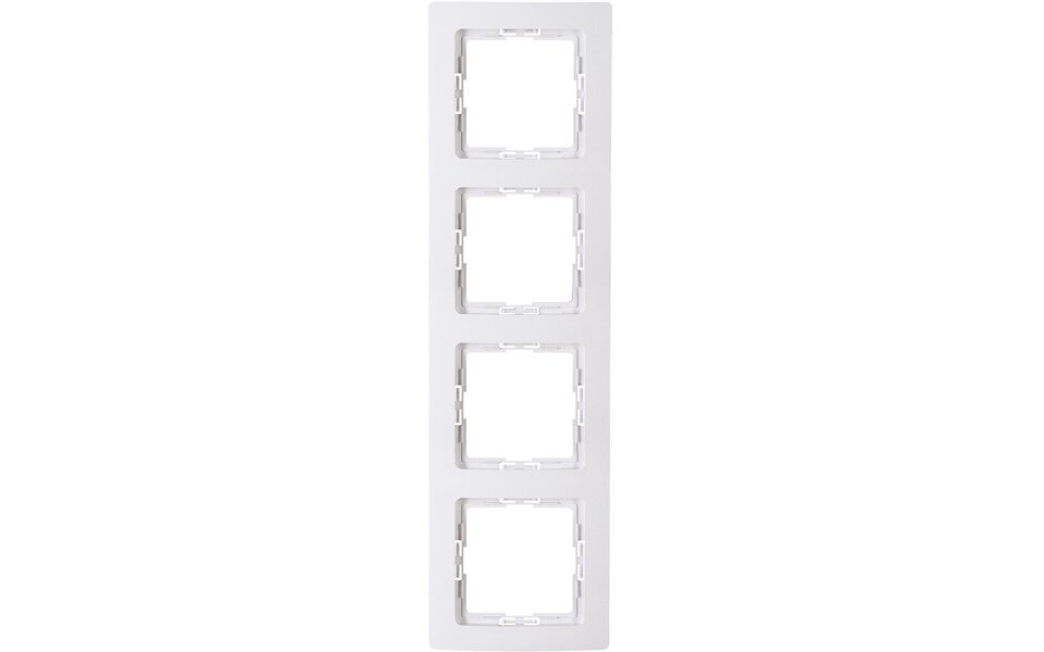 KOPP KOPP Paris HK05 4-fold cover frame Arctic Gloss White