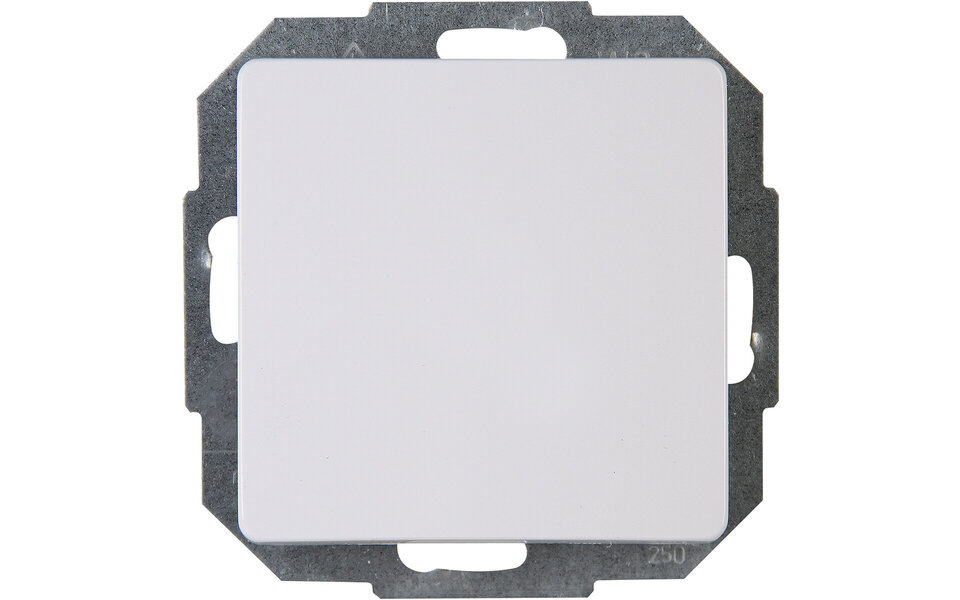KOPP KOPP Cross Switch Arctic Gloss White 1-gang flush-mounted
