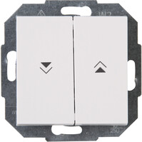 KOPP Athenis HK07 2-button blind switch, white