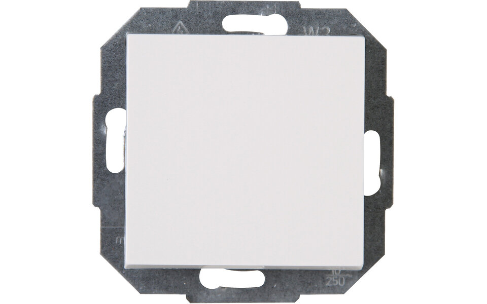 KOPP KOPP Athenis 1-gang push switch gloss white