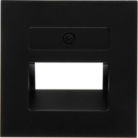 KOPP Athenis HK07 2x UTP afdekplaat mat zwart KOPP Athenis HK07 2x UTP afdekplaat mat zwart