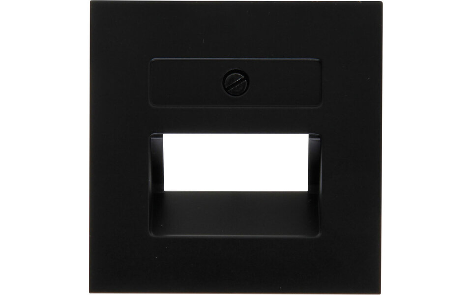 KOPP KOPP Athenis HK07 2x UTP cover plate, matte black