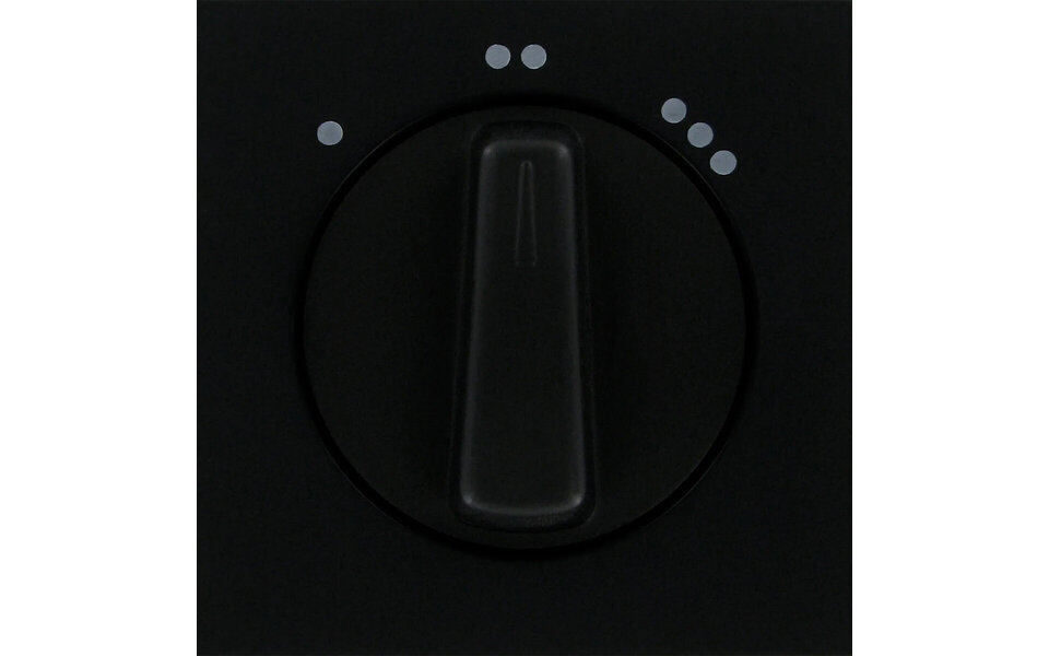 KOPP KOPP Athenis HK07 cover plate matte black 3 positions/fan