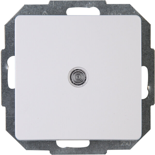 KOPP Paris HK05 1-voudige drukschakelaar LED Arctic Wit LED toebehoren