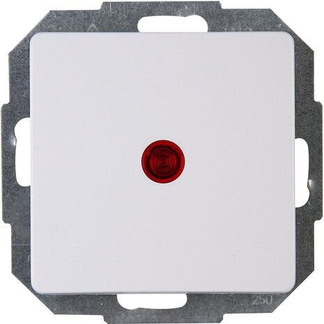 KOPP Paris HK05 1-knops inbouw controleschakelaar wit KOPP Paris HK05 1-knops inbouw controleschakelaar wit