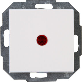 KOPP Athenis HK07 inbouwschakelaar 250V/10A glanzend wit