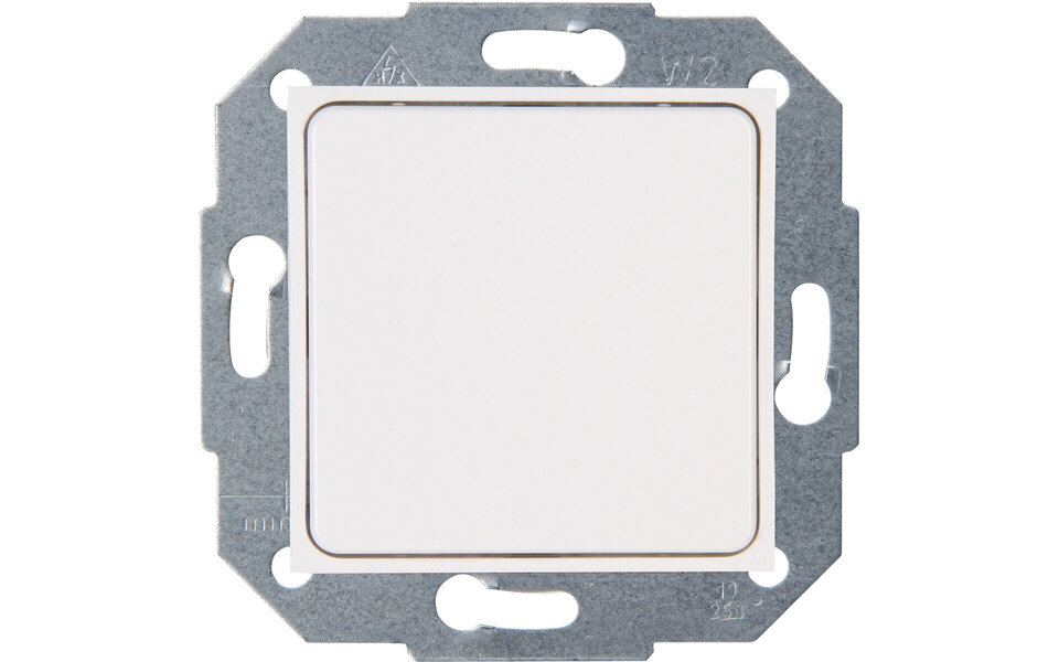 KOPP KOPP Blind plate Athenis HK07 80x80 Gloss white Flush-mounted