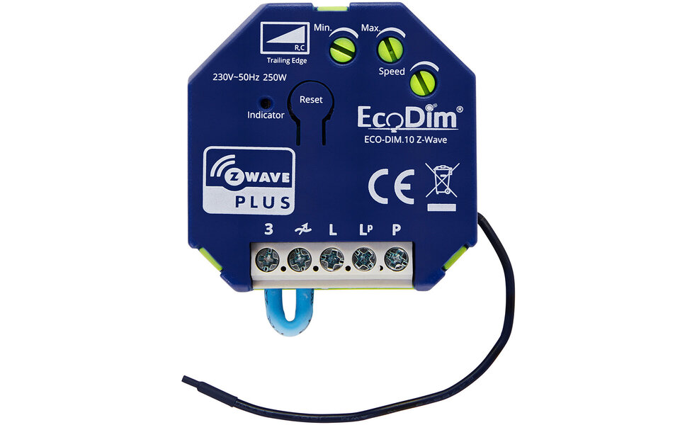 EcoDim EcoDim Z-Wave LED Inbouwdimmer 0–250W | Google Alexa
