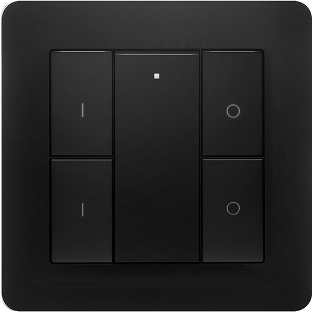 EcoDim 2-voudige ZigBee schakelaar zwart (GIRA 55) LED toebehoren
