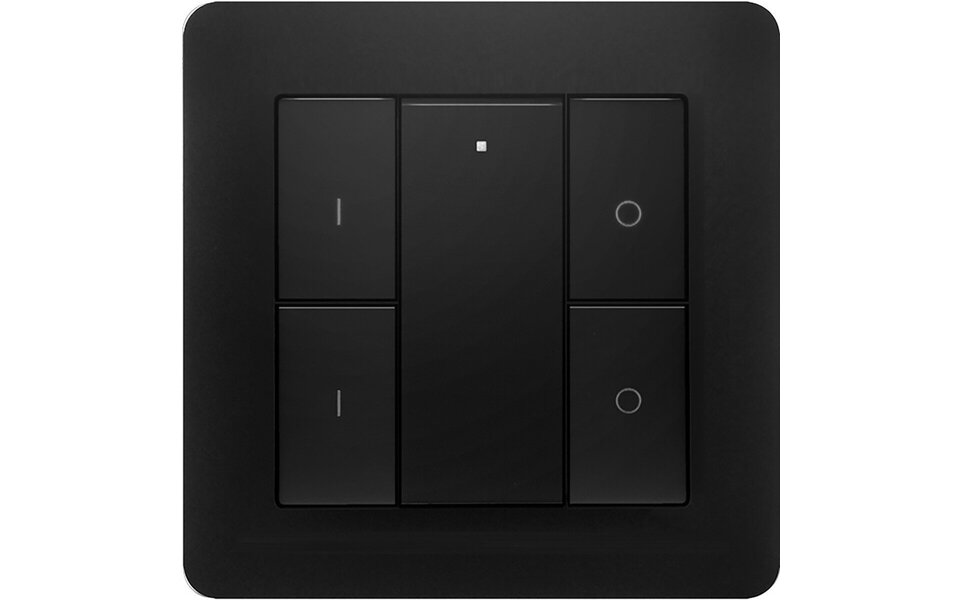 EcoDim EcoDim 2-voudige ZigBee schakelaar zwart (GIRA 55)