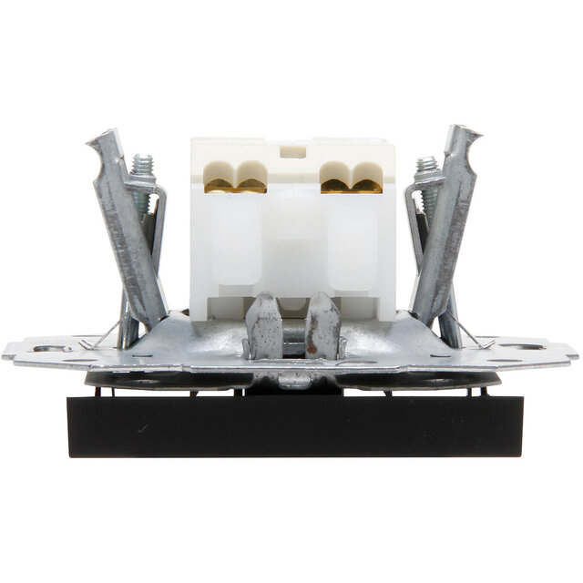 KOPP KOPP HK07 1-gang cross switch, matte black LED KOPP KOPP HK07 1-gang cross switch, matte black LED