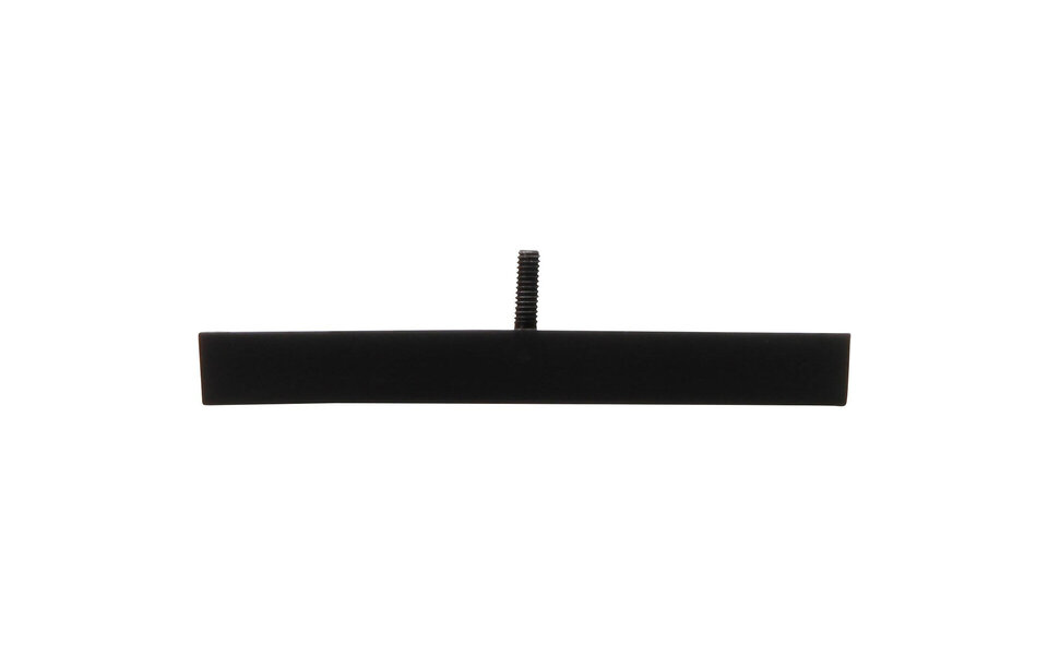 KOPP KOPP Cover plate Matte Black HK07 1–3 TAE/2 USB 70×70×10 mm