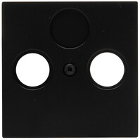 KOPP Athenis HK07 coax cover plate TV/radio matte black
