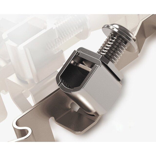 HLW LED Aigi Cika flush-mounted two-way switch with 2-gang socket