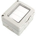 3-button two-way switch LED IP55 matte gray 230V 3-button two-way switch LED IP55 matte gray 230V