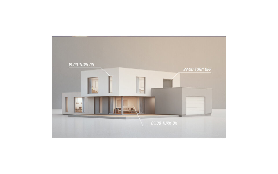 HLW LED Smart WiFi touchschakelaar 1-knops - LED, Alexa & Google