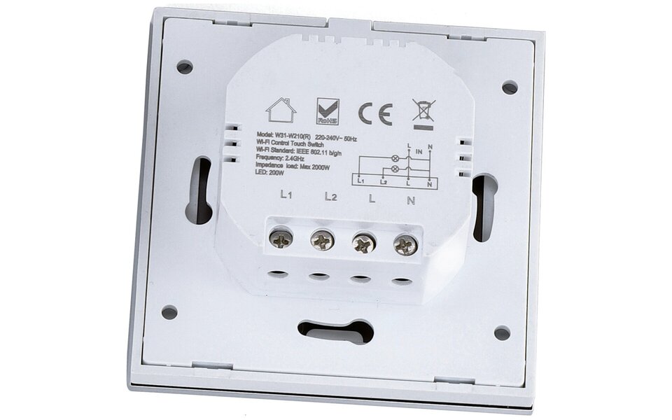 HLW LED Aigi Smarton Touch switch 2-way Smart WiFi HLW LED Aigi Smarton Touch switch 2-way Smart WiFi