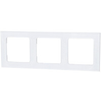 Afdekraam Aigi Jura 3‑voudig glas wit mat - voor LED Afdekraam Aigi Jura 3‑voudig glas wit mat - voor LED