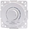 LED Dimmer Aigi Jura 3-100W Wit Mat - Druk- en Draaiknop LED Dimmer Aigi Jura 3-100W Wit Mat - Druk- en Draaiknop
