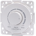 LED Dimmer Aigi Jura 3-100W White Matt - Push and Turn Button
