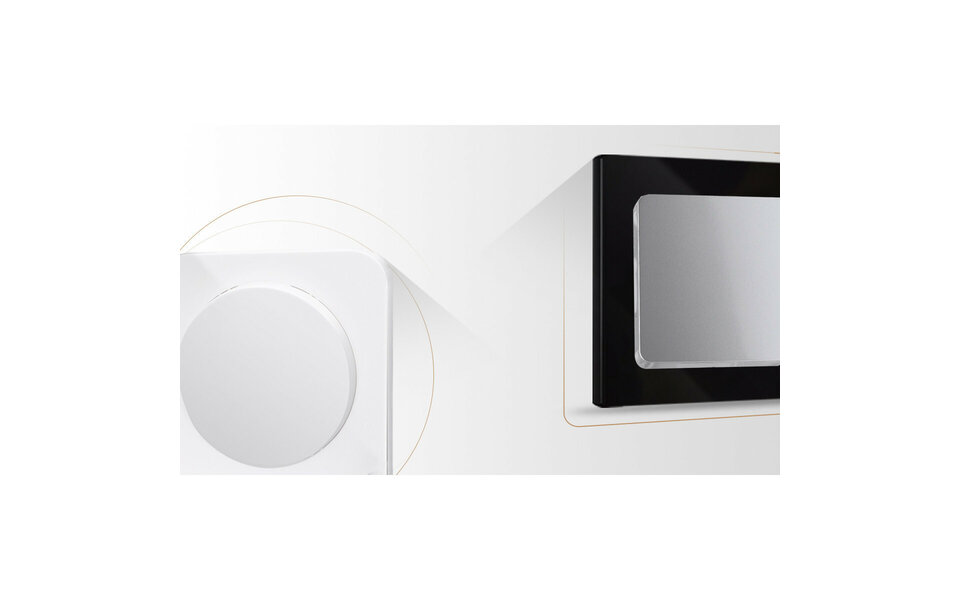 HLW LED LED Dimmer Aigi Jura 3-100W Wit Mat - Druk- en Draaiknop HLW LED LED Dimmer Aigi Jura 3-100W Wit Mat - Druk- en Draaiknop