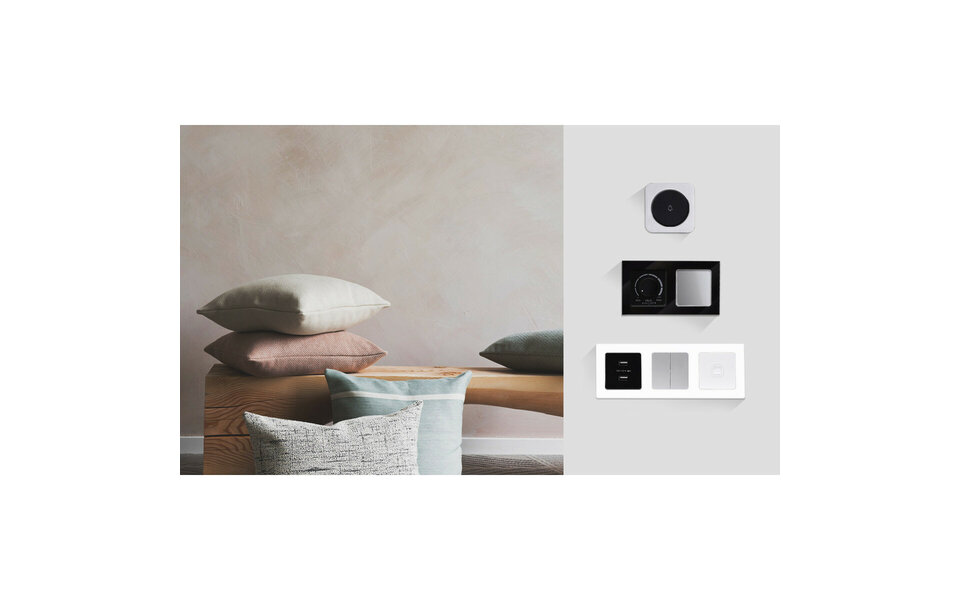 HLW LED LED Dimmer Aigi Jura 3-100W White Matt - Push and Turn Button