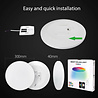 Smartlife Domotica Smart Plafondlamp 20W Ø300mm RGB Wi‑Fi Dimbaar Smartlife Domotica Smart Plafondlamp 20W Ø300mm RGB Wi‑Fi Dimbaar