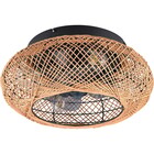 HLW LED Trion Lari LED ceiling fan 4x E27, remote control