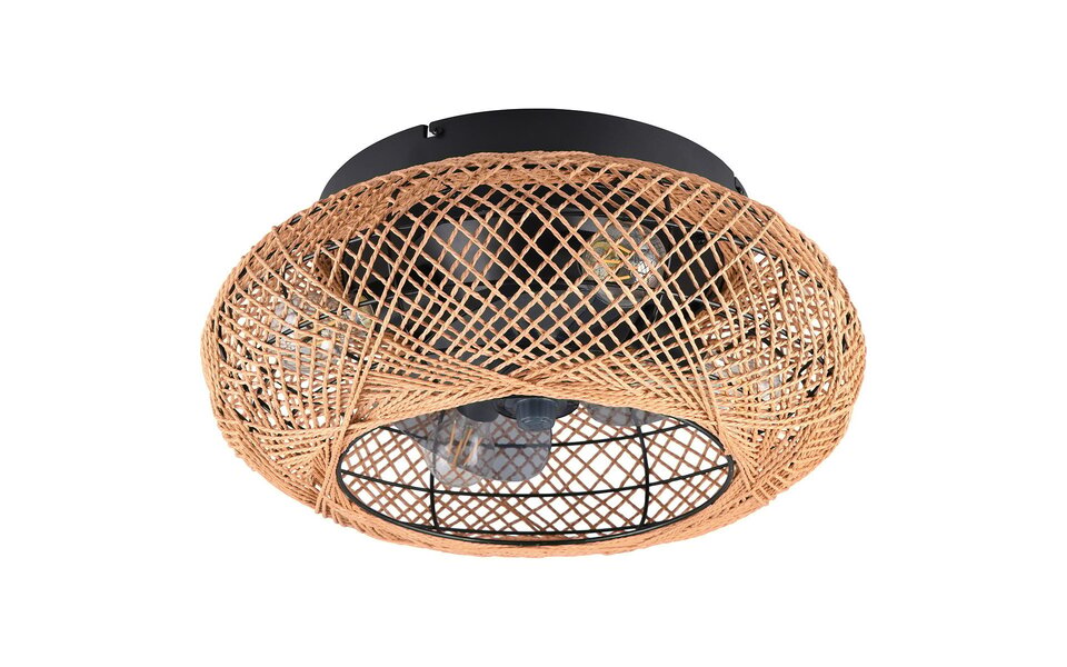 HLW LED Trion Lari LED ceiling fan 4x E27, remote control HLW LED Trion Lari LED ceiling fan 4x E27, remote control